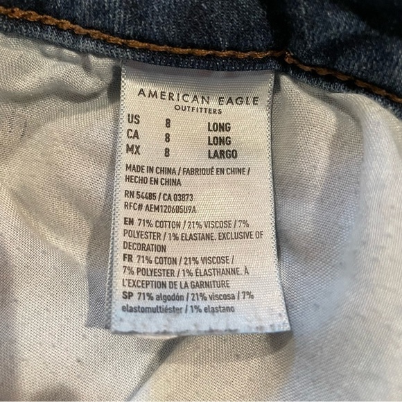 American Eagle Outfitters Next Level Stretch High Rise Jegging Jeans 8 Long - Picture 8 of 12